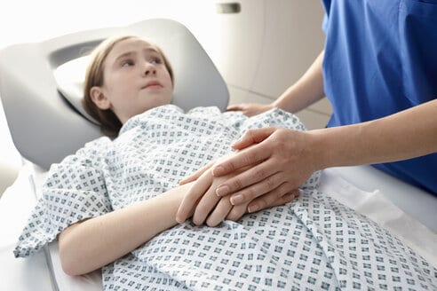 Managing Claustrophobia and Anxiety During Your CT Scan | anxious child before CT Scan | blog article by Catalina Imaging