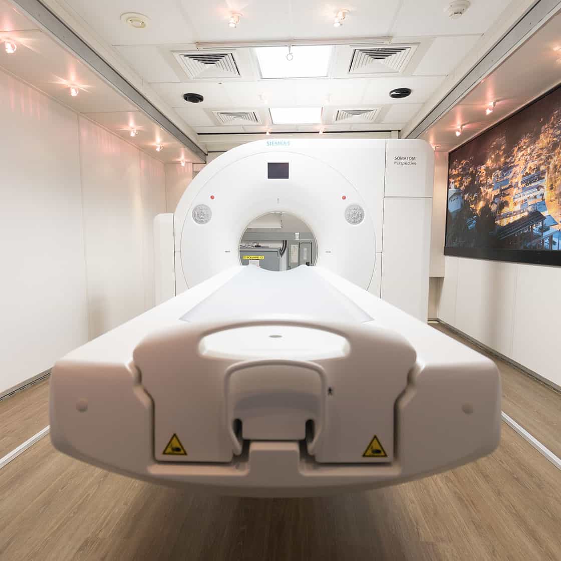Mobile Siemens CT Unit
