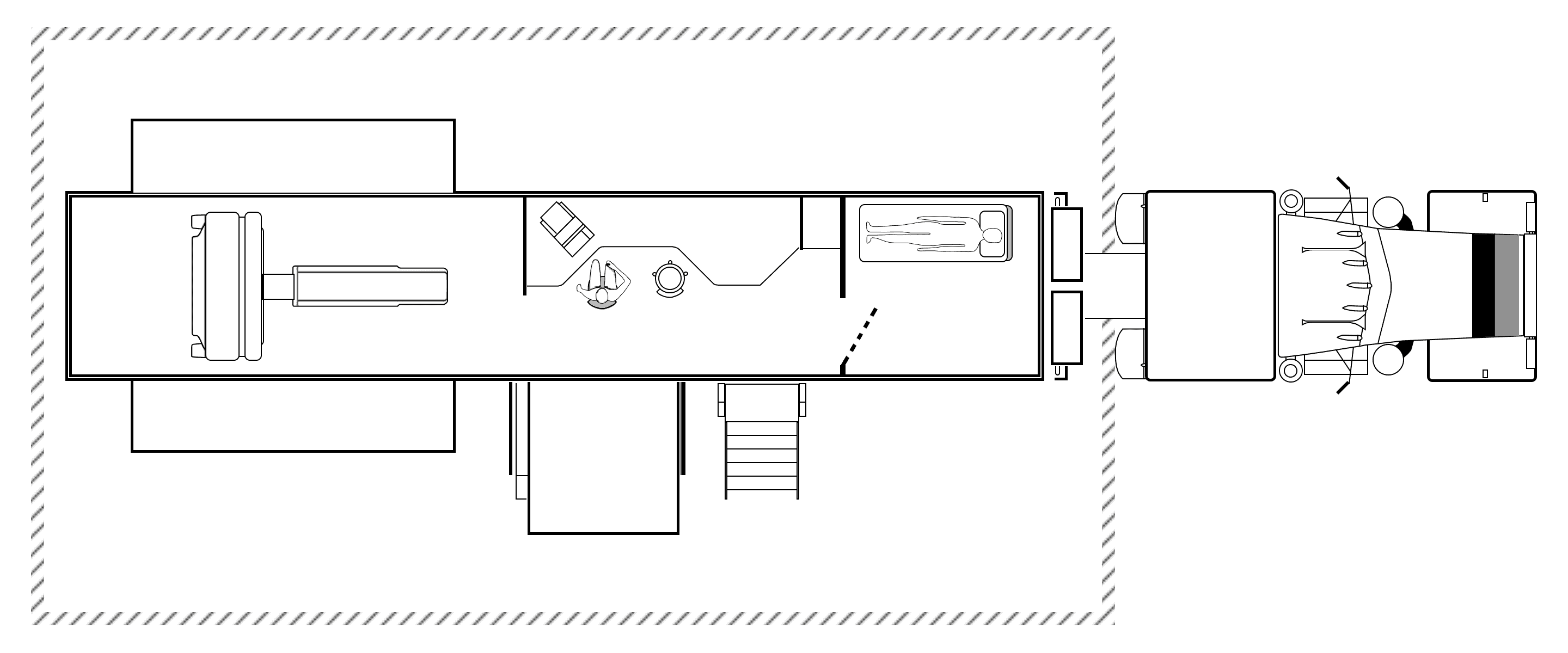 Mobile CT Trailer Overhead Layout