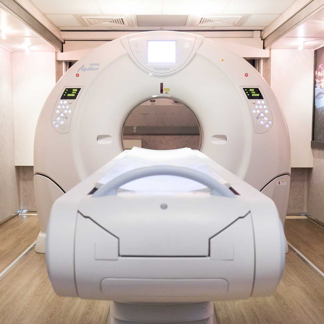 Toshiba Prime 160-slice Mobile CT Scanner
