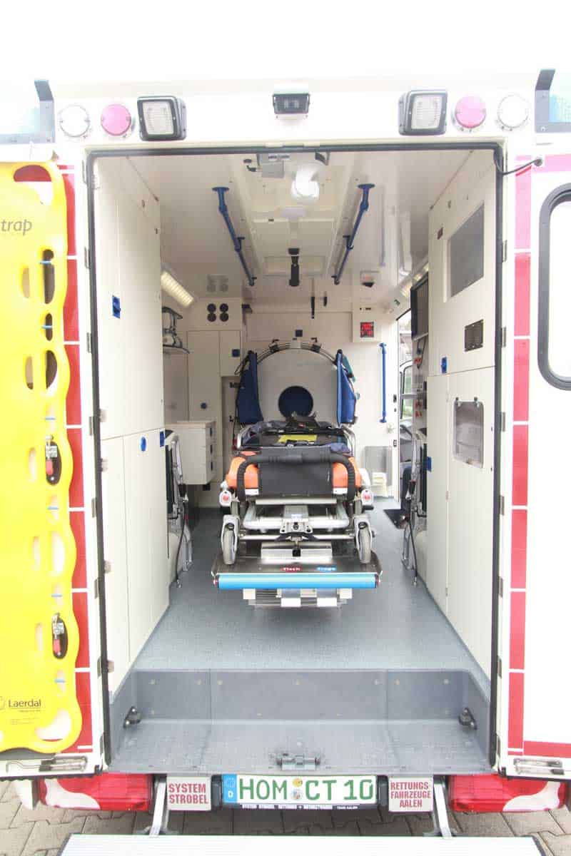 mobile CT scanner used for MSU mobile stroke unit