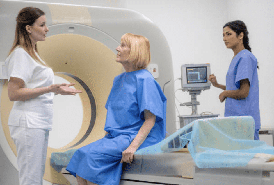 Who can perform a CT scan?
