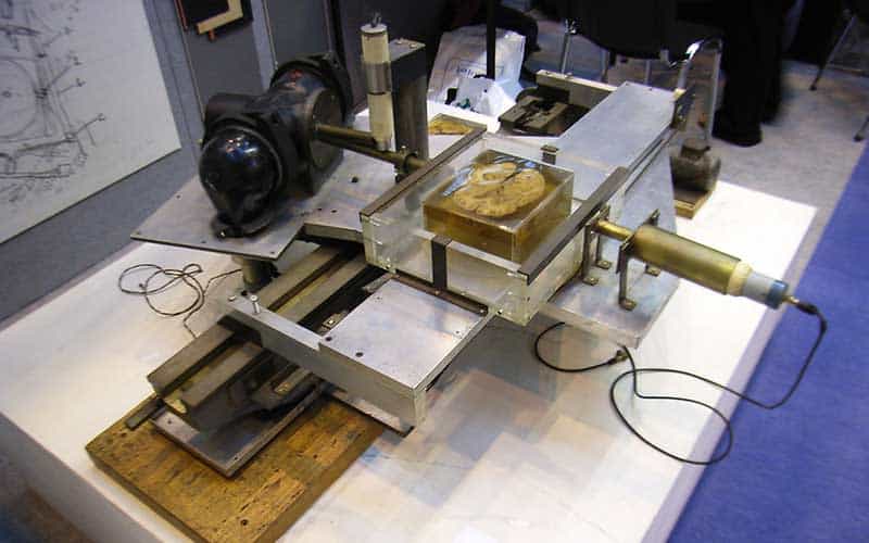 The first prototype CT scanner